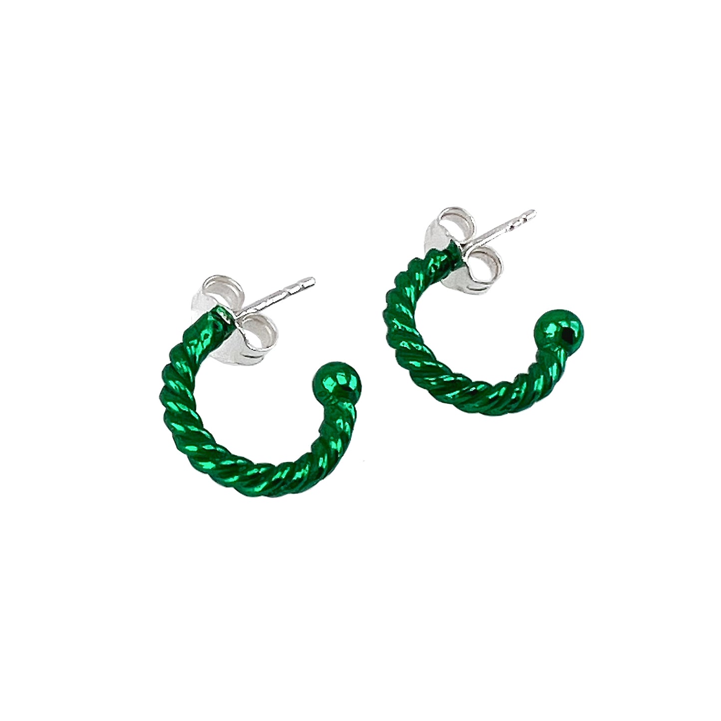 Pendientes Verde
