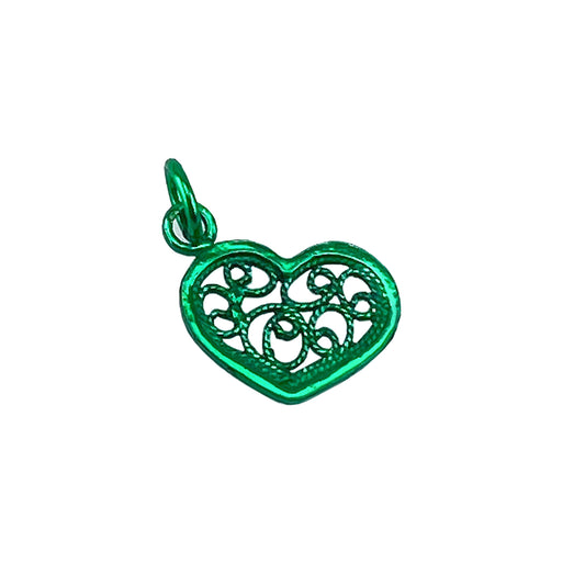 Charm Corazón Verde
