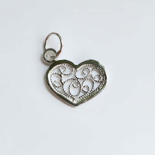 Charm Corazón Plata