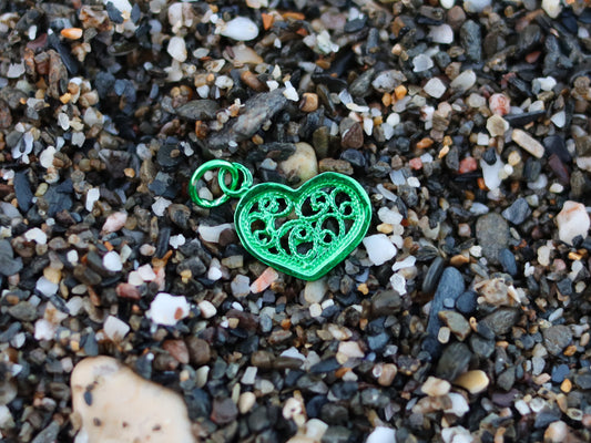 Charm Corazón Verde