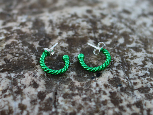 Pendientes Verde